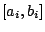 $ [a_i, b_i]$