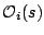 $ \mathcal{O}_i(s)$