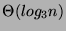 $\Theta (log_3 n)$