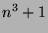 $n^{3}+1$