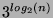 $3^{log_2(n)}$