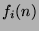 $f_i(n)$