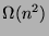 $\Omega(n^2)$