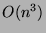 $O(n^3)$